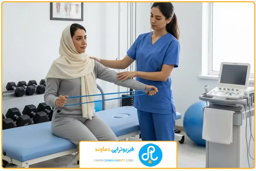 عکس شاخص | درمان کتف درد با فیزیوتراپی
