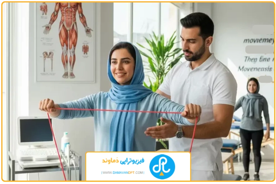 تمرین کششی | درمان کتف درد با فیزیوتراپی