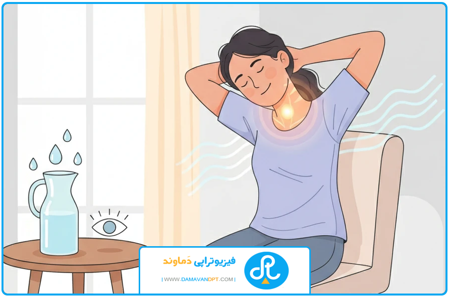 مراقبت بعد شاک | شاک ویو دیسک گردن