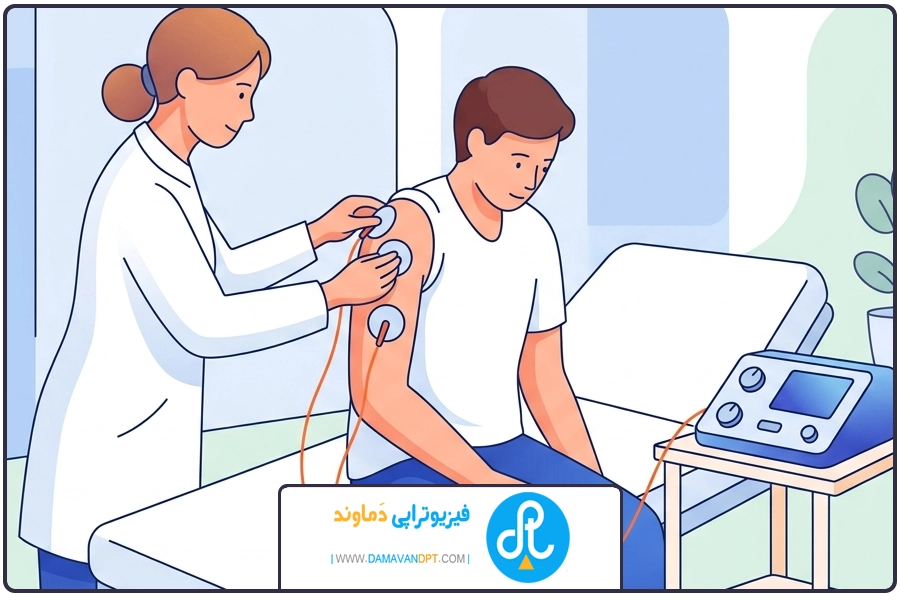 بند پایانی | الکتروتراپی درد کتف