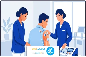 تصویر شاخص | الکتروتراپی درد کتف