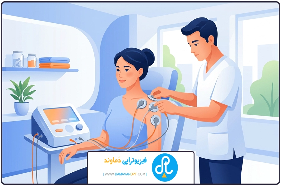 برتری نسبت به قرص | الکتروتراپی درد کتف