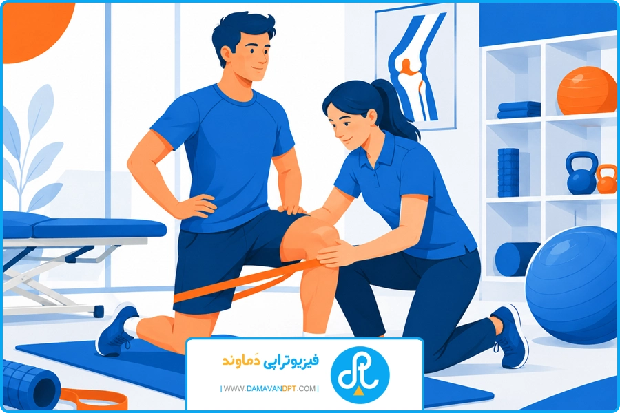 تصویر شاخص | فیزیوتراپی پارگی رباط صلیبی شیراز
