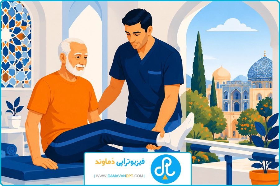توان بخشی بعد سکته | فیزیوتراپی سالمندان در شیراز
