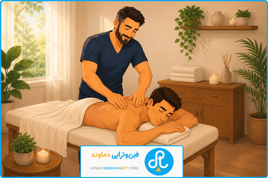 ماساژ ورزشی در شیراز | کاربرد برای کاهش استرس و خستگی